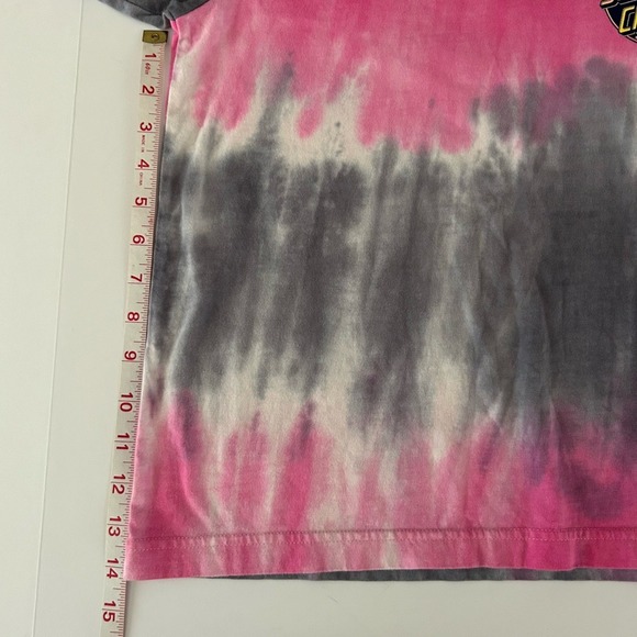 SANTA CRUZ Skateboard Contra Dot Pink Gray Tie Dye short sleeve Tee Shirt- small - Picture 6 of 8